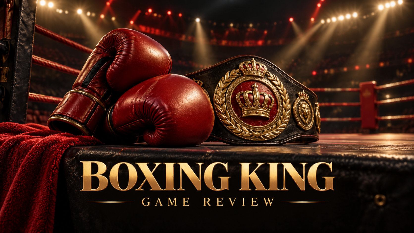 Boxing King game review — AI-generated editorial illustration