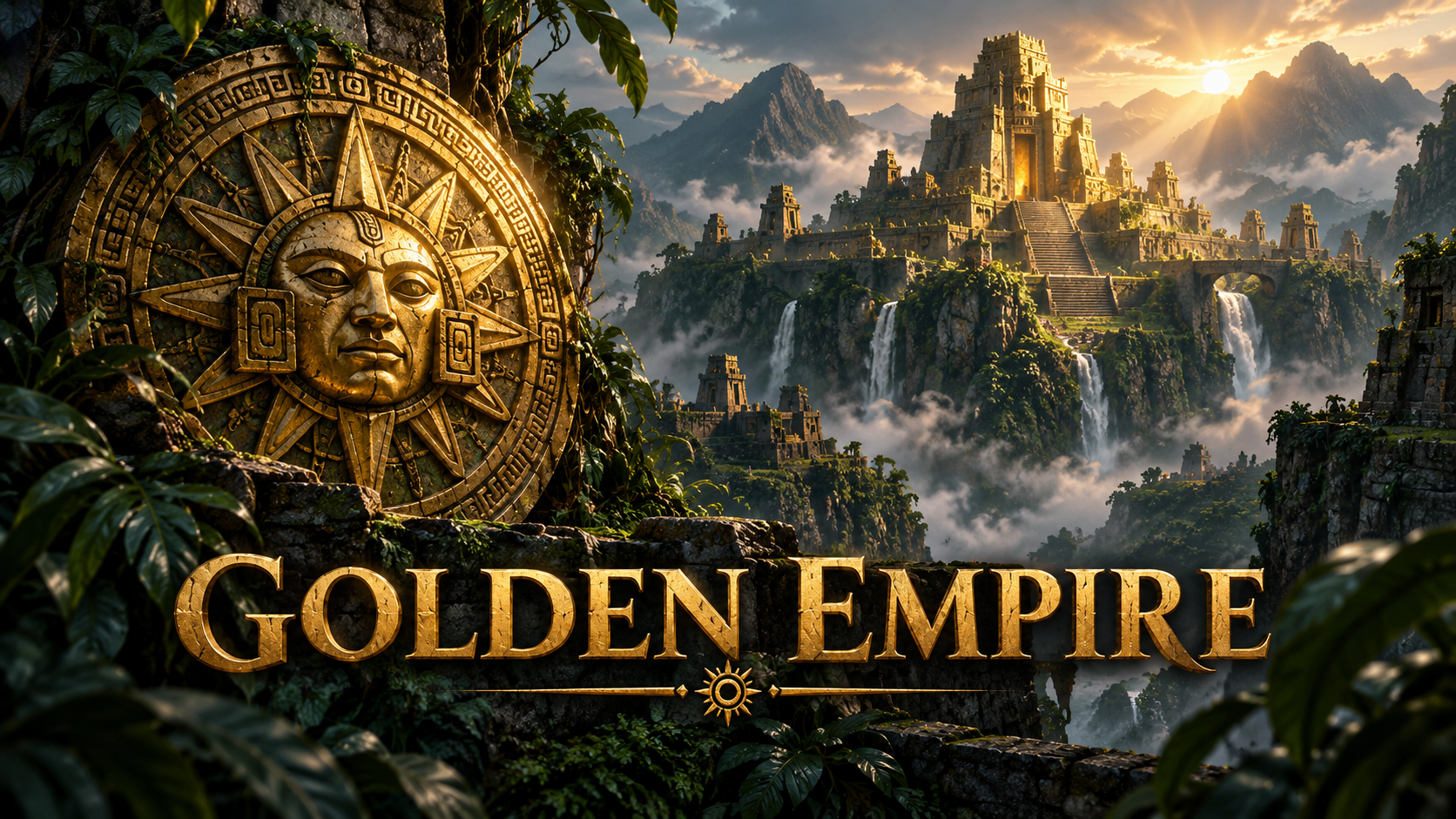Golden Empire: AI-generated editorial illustration