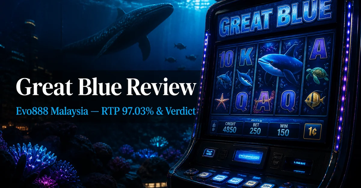 Evo888 Great Blue Review — RTP, Free Spins & Verdict